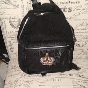 Versace backpack leather